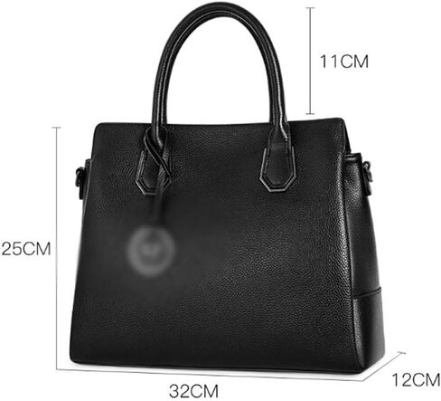 JSEIAJB Black handbag, stylish and luxurious, comfortable feel, reasonable separation, you can carry it when you go out in Saudi Arabia