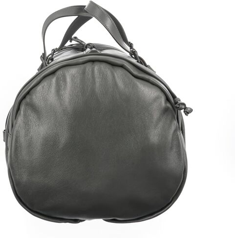 Gucci Pre-Loved Grey Leather Tonal Double GG Large Duffle, Gray in Saudi Arabia