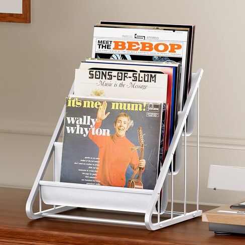 Vinyl Record Storage,3-Tier Record Holder Vinyl Holder Vinyl Record Display,Vinyl Record Holder Vinyl Storage Album Storage for Vinyl Records in Saudi Arabia