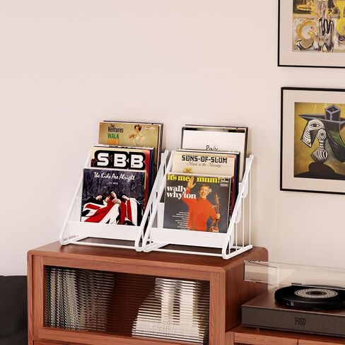 Vinyl Record Storage,3-Tier Record Holder Vinyl Holder Vinyl Record Display,Vinyl Record Holder Vinyl Storage Album Storage for Vinyl Records in Saudi Arabia