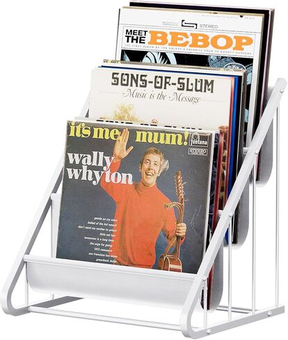 Vinyl Record Storage,3-Tier Record Holder Vinyl Holder Vinyl Record Display,Vinyl Record Holder Vinyl Storage Album Storage for Vinyl Records in Saudi Arabia