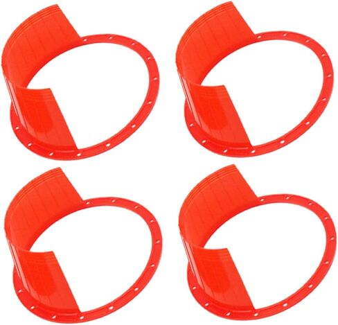 4Pcs Car Speaker Cover Protective Pad for Car Audio Easy Install Speaker Protection Abs Design for Horns and Speakers in Saudi Arabia