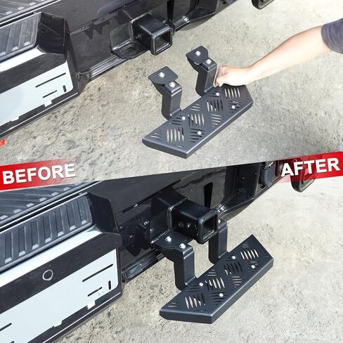 بالنسبة إلى Hummer EV SUV accessories Step Step و Rust Towing Guard Guard Hitch Steps Tepatible مع 2024 2025+ Hummer EV SUV Slip anti (Carbon Steel) in Saudi Arabia