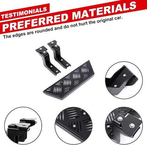 بالنسبة إلى Hummer EV SUV accessories Step Step و Rust Towing Guard Guard Hitch Steps Tepatible مع 2024 2025+ Hummer EV SUV Slip anti (Carbon Steel) in Saudi Arabia