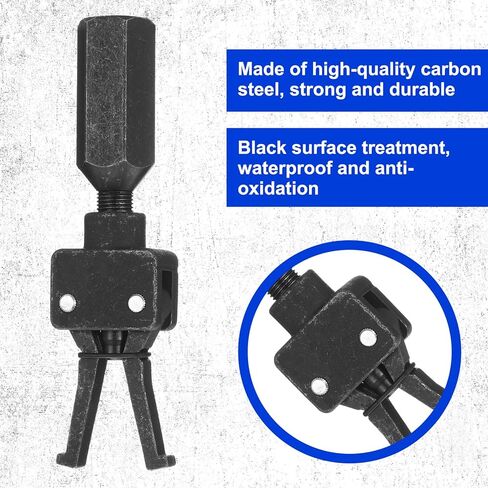 2 Pack Pilot Bearing Puller Slide Hammer Attachments 2-jaw Puller Pilot Bearing Removal Tool, Fits 5/8 x 18, 3/4 x 16 Thread Rods in Kuwait