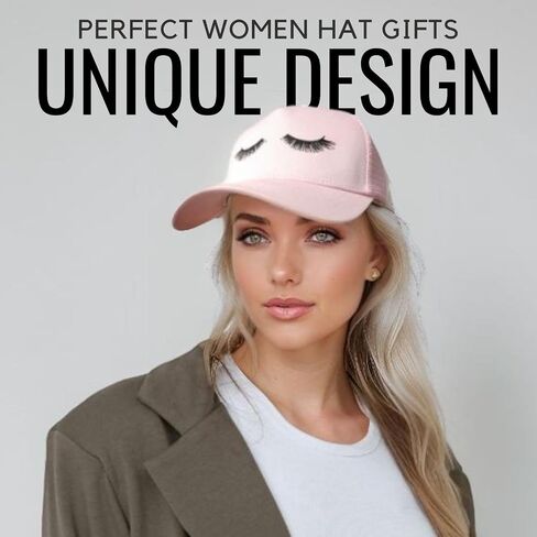InnoBeta Trucker Hats Women Lash Tech Gifts Cap, Funny Adjustable Embroidered Trucker Hat, Funny Women Gifts for Lash Tech Boss on Birthday, Christmas in Saudi Arabia