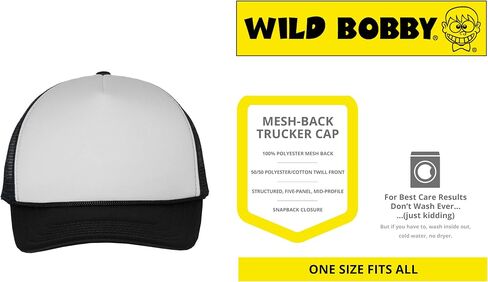 Wild Bobby Jesus Faith Religious Inspirational Christian Mesh Back Trucker Hat Collection in Saudi Arabia