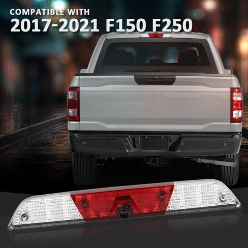 Cheda LED Third 3rd Brake Light w/Camera متوافق مع Ford F250 F350 Super Duty 2017-2022 in Kuwait