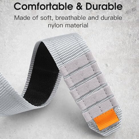 متوافق مع عصابات Carbinox X-Ranger، حزام رياضي متين من النايلون مع تصميم حلقة منسوجة متوافق مع Carbinox X-Ranger، Vortex، Vesta Smart Watch in Kuwait