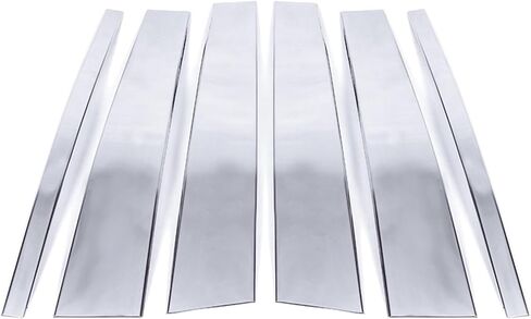 Melexi chrome door bailar trim 6 pcs s.Steel متوافق مع Buick Regal 2011 إلى 2017 in Saudi Arabia
