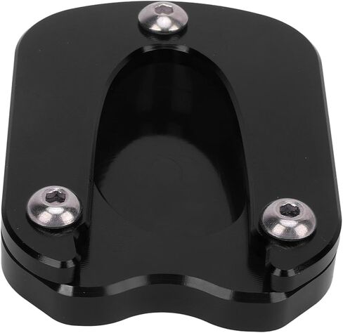 Aluminum Alloy Motorcycle Kickstand Pad Replacement for Meteor 350 2021?2023, Lightweight and Comfortable, Improved Stability, Easy Install (Black) in Saudi Arabia