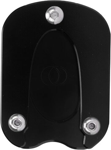Aluminum Alloy Motorcycle Kickstand Pad Replacement for Meteor 350 2021?2023, Lightweight and Comfortable, Improved Stability, Easy Install (Black) in Saudi Arabia