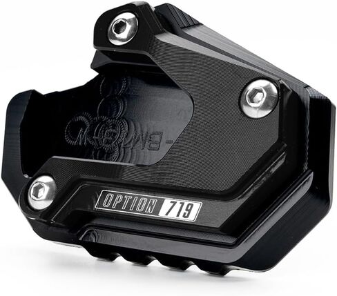 Compatible With R1300GS R 1300 GS GSA R 1300GS ADVENTURE ADV Option 719 2023 2024 2025 Motorcycle Accessories Kickstand Side Stand Enlarger Pad (Black, Option 719) in Kuwait