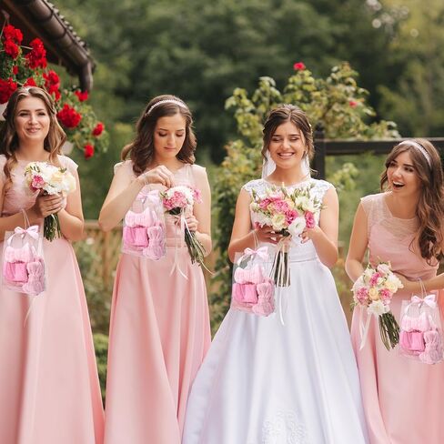 6 مجموعات حفلات سبا تفضل للفتيات القوس الوردي القوس أقنعة العيون الجوارب الجوارب الكؤوس الأكياس الشريط لصالح Pink Sleepover Party Supplies اقتراح وصيفات الشرف in Kuwait