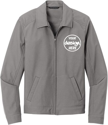 INK STITCH Men J417 Custom Personalized Add Your Logo Text Embroidery Mechanic Soft Shell Jackets in Saudi Arabia