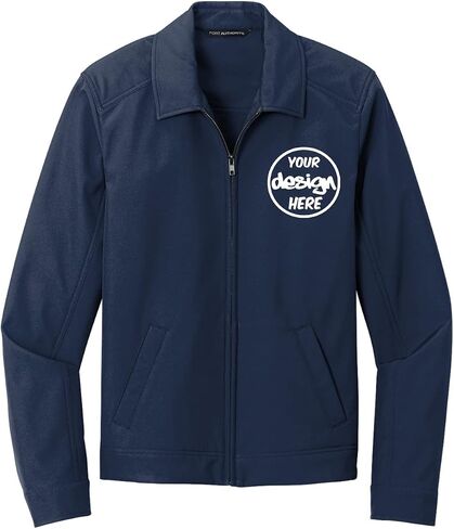 INK STITCH Men J417 Custom Personalized Add Your Logo Text Embroidery Mechanic Soft Shell Jackets in Saudi Arabia