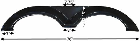 2012-2015 Crossroads Redwood New Fender Skirt (Black) in Saudi Arabia