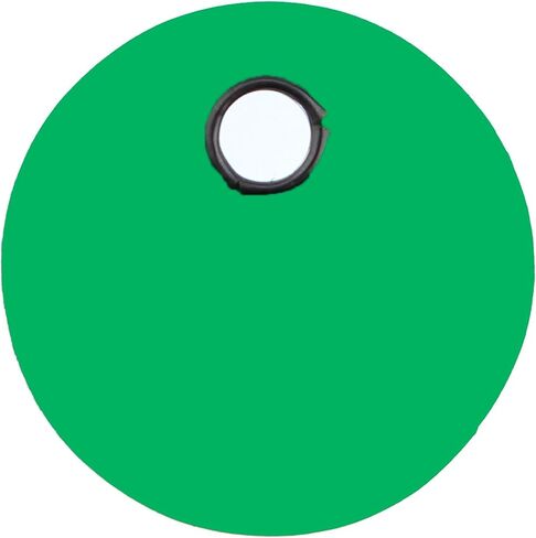 CleverDelights Red Plastic Tags - 1" Round - 100 Pack - Waterproof and Tear-Resistant in Saudi Arabia