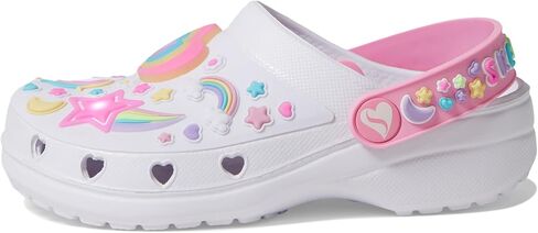 SKECHERS Girls Heart Charmer-Girly Land Clog, Hot Pink/Multi, 13 little kid in Saudi Arabia