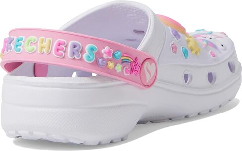 SKECHERS Girls Heart Charmer-Girly Land Clog, Hot Pink/Multi, 13 little kid in Saudi Arabia