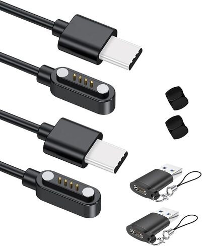 [2-Pack] Charger Cable Compatible with PLAUD Note, 3.3FT 4 Pin Replacement Magnetic USB Charging Cable for PLAUD Note Voice Recorder in Saudi Arabia