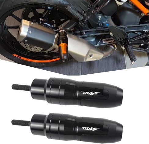 ل Duke390 RC390 RC Duke 390 ADV 2017-2024 إكسسوارات حماية أنبوب عادم الدراجات النارية (Duke Orange) in Kuwait