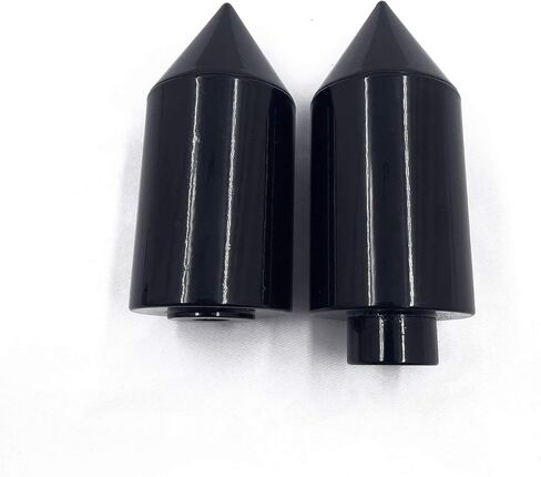 HTTMT- Chrome (Left & Right Sides) Aluminum Spike Frame Sliders Crash Protectors Compatible With CBR 929 954 RR 2000-2003 [P/N: MT290-036-CD] in Saudi Arabia