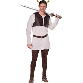 Spirit Halloween Adult Shrek Costume | Officially Licensed | TV and Movies Costumes | Cosplay costumes | Group Costumes in Saudi Arabia