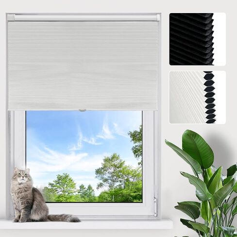 Custom Size Cellular Shades No Drill Blinds Blackout Cellular Cordless Shades for Indoor Windows Thermal Insulated Noise Reduction and Easy to Instal in Saudi Arabia