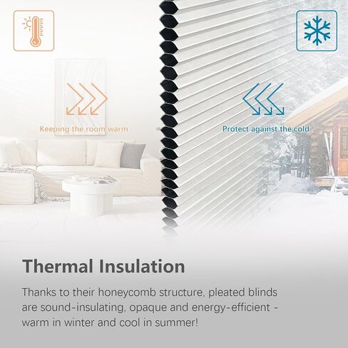 Custom Size Cellular Shades No Drill Blinds Blackout Cellular Cordless Shades for Indoor Windows Thermal Insulated Noise Reduction and Easy to Instal in Saudi Arabia