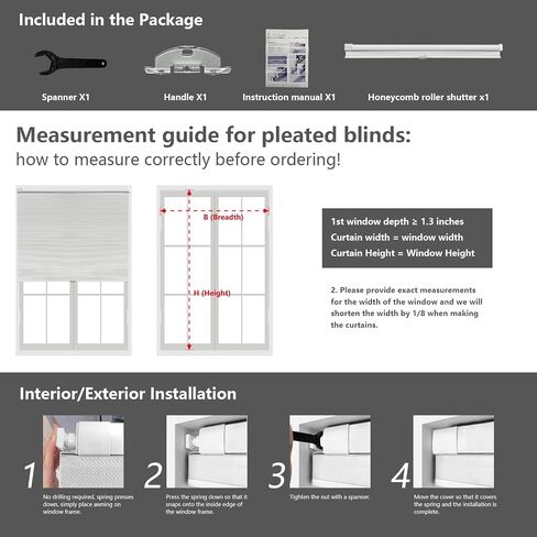 Custom Size Cellular Shades No Drill Blinds Blackout Cellular Cordless Shades for Indoor Windows Thermal Insulated Noise Reduction and Easy to Instal in Saudi Arabia