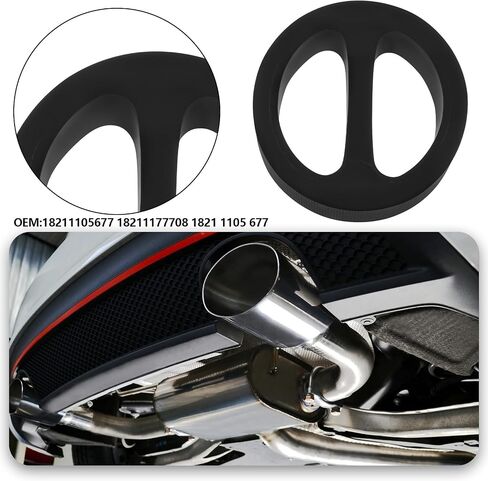 4pcs عادم شماعات شماعات العادم شماعات شماعات العادم حامل أنبوب العادم الذيل متوافق مع BMW 3 ، 5 سلسلة ، OEM 8211105677/1821117708/18211105638 in Kuwait