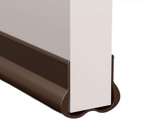 Muloo Soundproof Door Draft Stopper PVC Seal Strips Efficiency Door Bottom Sealing Strips for Noise Reduction & Insulation in Saudi Arabia