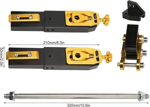 7PCS / Set Motorcycle Rear Fork Extension Kit, High Stability CNC Aluminum Alloy Material, Replacement for MSX125 in Saudi Arabia