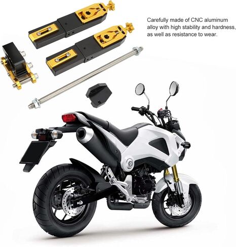 7PCS / Set Motorcycle Rear Fork Extension Kit, High Stability CNC Aluminum Alloy Material, Replacement for MSX125 in Saudi Arabia