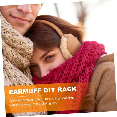 4Pcs DIY Warm Earmuff Frame Kit for Crafting Custom Ear Warmers Durable Skeleton Rack for Earmuff Making for Winter Projects in Saudi Arabia