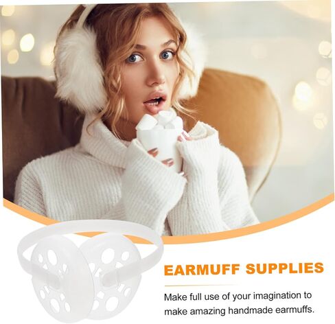 4Pcs DIY Warm Earmuff Frame Kit for Crafting Custom Ear Warmers Durable Skeleton Rack for Earmuff Making for Winter Projects in Saudi Arabia