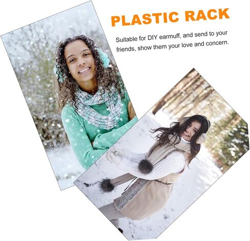 Balacoo 4pcs Ear Diy Rack Drack Drage Making Frame لتدفئة الأذن الشتوية المصنوعة يدويًا لصياغة عشاق DIY و DIY in Saudi Arabia