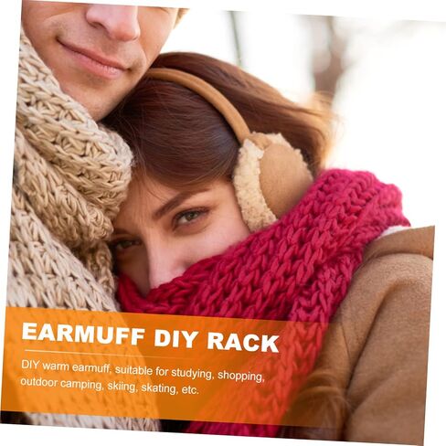 MIPCASE 4PCS DIY DIY REFFICH PLASTAL RACK لحماة الأذن الدافئة لإطار بديل للأذن الشتوية المناسبة للاستخدام الداخلي والخارجي in Kuwait