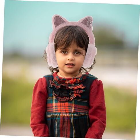Lovely Cat Ear Earmuffs for Plush Ear Warmers Cozy Winter Ear Cover for Outdoor Activities Skin Friendly and Compact for in Saudi Arabia