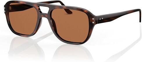Retro Aviator Sunglasses for Men Women,Trendy Rectangle Womens Mens Polarized Shades Sun Glasses in Kuwait
