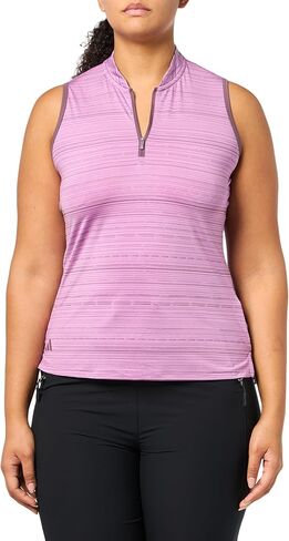 adidas Women's Ultimate365 Stripe Sleeveless Polo Shirt in Kuwait