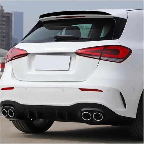 Car Tail Wings Compatible For Benz A-Class W177 2018-2023 A180 A200 A220 A35 AMG Body Kit Fixed Wind Spoiler Auto Accessories(Carbon Fibre) in Saudi Arabia