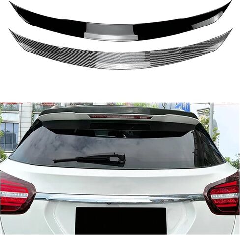 Car Rear Wing Trunk Spoiler Compatible For Benz GLA Class X156 GLA45 GLA200 GLA220 GLA250 GLA260 AMG 2014 2015 2016 2017 20182019(Carbon Look) in Saudi Arabia