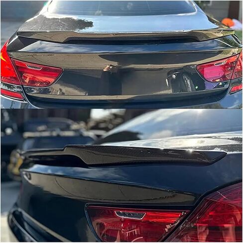 ألياف الكربون تبدو M4 نمط الجذع الخلفي المفسد متوافق مع BMW 6 Series Gran Coupe F06 640i 650i M6 2012-2018 ABS Tuning Accessories in Kuwait