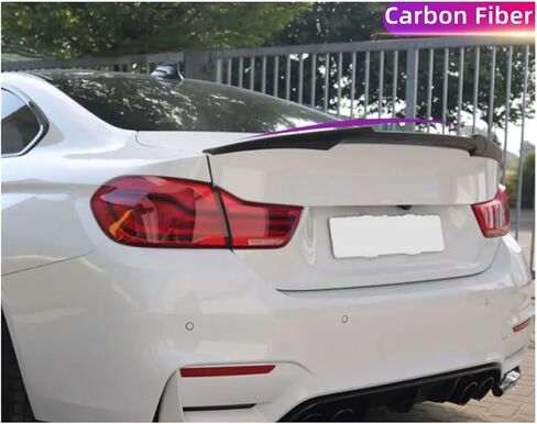 Carbon Fiber Rear Trunk Spoiler Wings Compatible For BMW F82 M4 Coupe 2-Door 2014-2019 Car Rear Spoiler Boot Lid Wing Lip Forged Carbon in Saudi Arabia