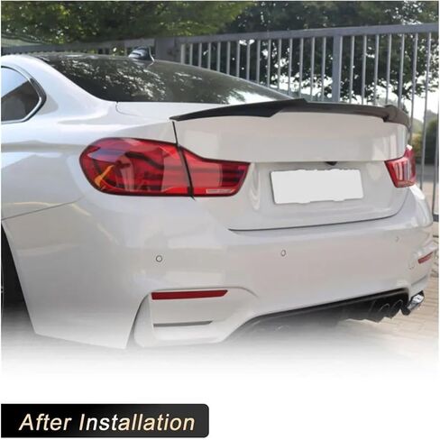 Carbon Fiber Rear Trunk Spoiler Wings Compatible For BMW F82 M4 Coupe 2-Door 2014-2019 Car Rear Spoiler Boot Lid Wing Lip Forged Carbon in Saudi Arabia