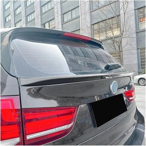 Compatible For BMW X5 F15 2014-2018 Rear Top Trunk Roof Spoilers Wind Wing Lid Flap Spoilers Lip Body Kits Tail Tailgate Spoiler Auto Parts(Gloss Black) in Saudi Arabia