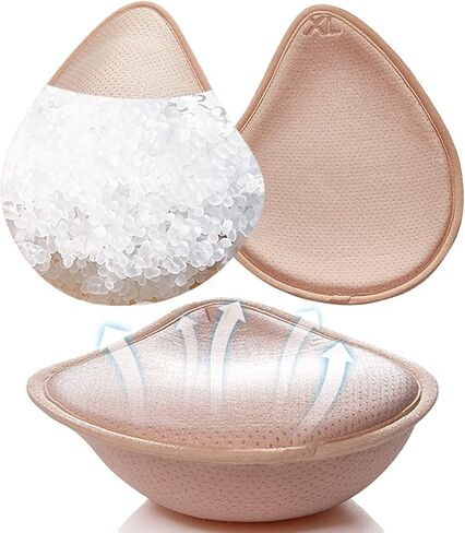 Breast Prosthesis Breast Form premium breathable silicone bead for Post-Mastectomy pockets bra-daily & swim use in Saudi Arabia