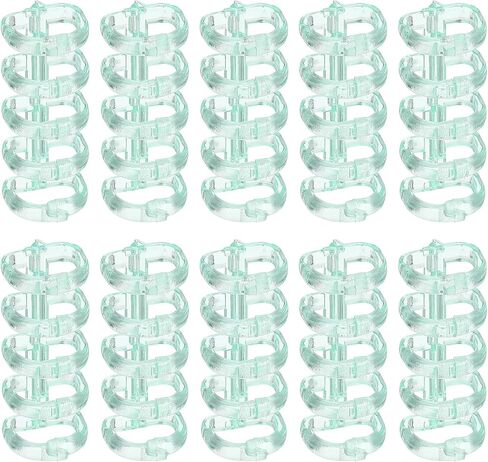 PATIKIL 5-Ring Binding Rings, 1.61"x 0.59" 10 Pack Plastic Round Loose-Leaf Rings Comb Folio Binder for Notebook Album and Office Supplies, Black in Saudi Arabia
